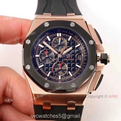 Replicas Audemars Piguet Royal Oak Offshore 44mm Watch Dark Blue Face watches