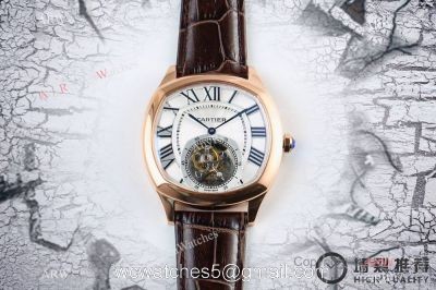 Replica Swiss Cartier Drive De Rose Gold Watch White Dial 41mm watches
