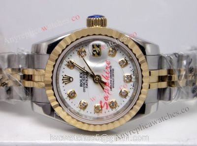 Best Replica Rolex Datejust Gold White Face Watch White Face Ladies Watch watches