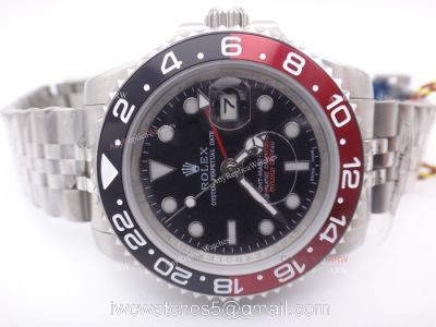 Rolex Pepsi Jubilee Replica Watch GMT-Master II Black Red Ceramic watches