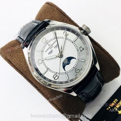 Grade 1A Copy Vacheron Constantin Fiftysix 2460QCL Watch Silver Dial 40mm watches