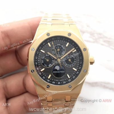 Audemars Piguet Royal Oak Perpetual Calendar Replica Yellow Gold Watch watches
