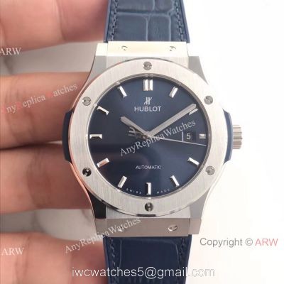 Hublot Classic Fusion HUB1112 Blue Watch Replica Swiss Hublot watches