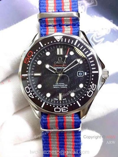Omega Replica Watches James Bond Nato Strap 007 Face Watch watches