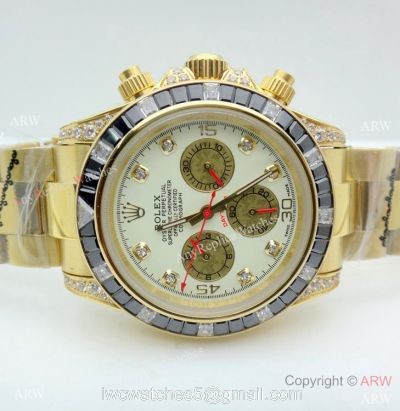 Limited Edition Daytona Rolex Rainbow Replica Watch 42mm watches
