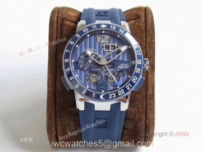 Replica Ulysse Nardin El Toro Black Toro Blue Dial Watch Swiss Grade watches
