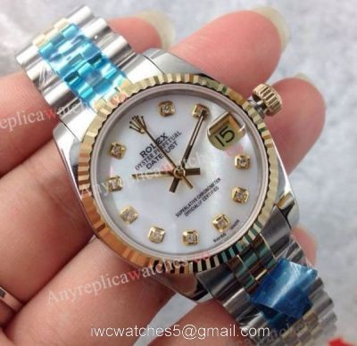 Copy Rolex 2-Tone Datejust Gold Watch 31mm High Quality watches