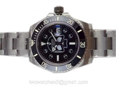 High Quality Rolex Submariner Date Black Ceramic Watch: Rolex Skull Watch watches