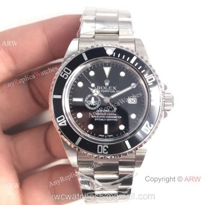 Replica Rolex Vintage SEA-Dweller Limited Edition SS Black Bezel Watch watches