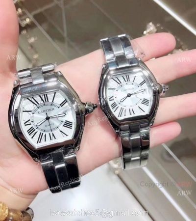 Cartier Roadster Stainless Steel Lovers Watch AAA Replica watches