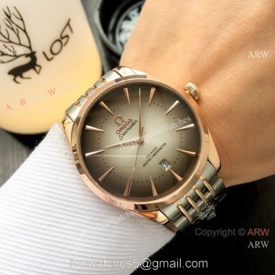 Copy Omega Automatic Seamaster Watches Two Tone Rose Gold watches