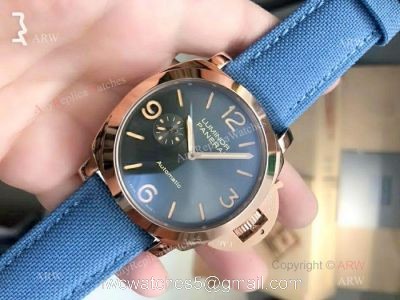 Panerai Luminor Watches Rose Gold Gray Face 44mm watches