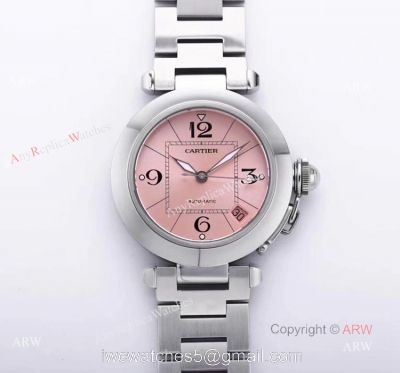 Faux Cartier Pasha 2020 Ladies Watches Cartier Pasha Automatic With Pink Dial watches