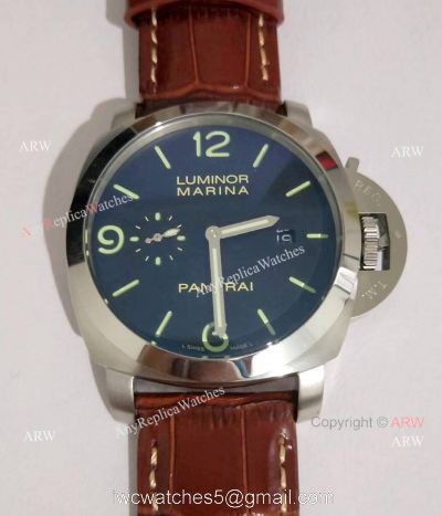 Panerai Luminor Marina PAM00312 SS Black Dial Watch Best Replica watches