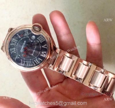 Fake Ballon Bleu De Cartier Automatic Watches Rose Gold 42mm watches