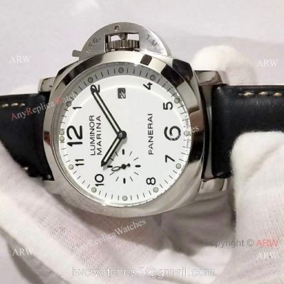 Fake Panerai Luminor Marina 44mm Watch SS White Dial PAM 499 watches