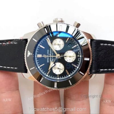 Replica Breitling Superocean Heritage II B01 7750 Watch Black Face watches