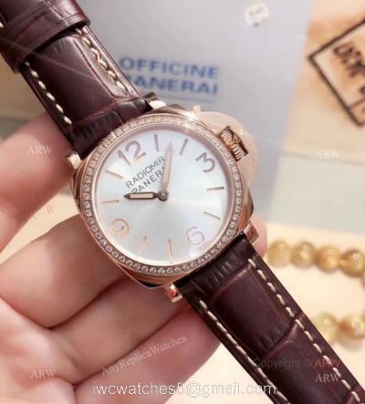 Copy Radiomir Panerai Rose Gold Ladies Watch / Officine Panerai AAA Watch watches