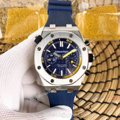 Audemars Piguet Royal Oak Offshore Diver Automatic watch SS Blue Face watches
