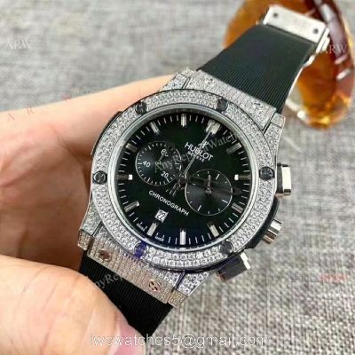 High Quality Hublot Big Bang Ice Out Chronograph Watch 41mm watches