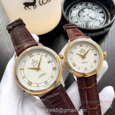 Fake Omega De Ville Prestige Automatic Watch Omega Couple Watch watches