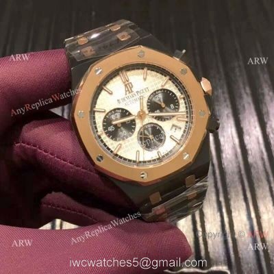 Copy Audemars Piguet Royal Oak 44mm Watches Two Tone Rose Gold watches