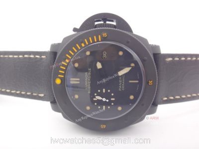 Panerai Luminor Submersible Ceramica PAM508 Replica Watch Brown Markers watches