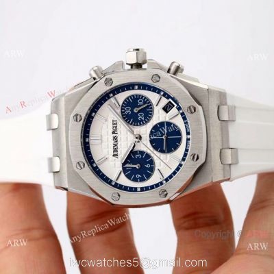 Audemars Piguet Replica Royal Oak Offshore Ladies Watch SS White Dial watches