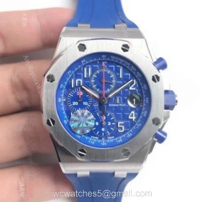 2019 Replica Audemars Piguet Royal Oak Offshore Swiss Cal.3126 Blue version Watch watches