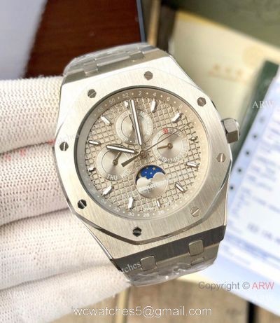 Audemars Piguet Royal Oak Perpetual Calendar Watches Stainless Steel Gray Dial watches