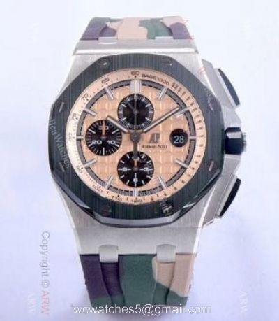 JF Copy Audemars Piguet Royal Oak Offshore 26400 CAL.3126 44mm Camouflage Watch watches