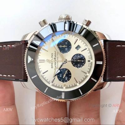 Replica Breitling Superocean Heritage II B01 Watch Stainless Steel Silver Dial watches