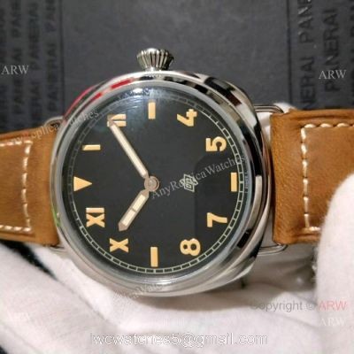 New Copy Panerai Radiomir BREVETTATO Watch SS Brown Markers watches