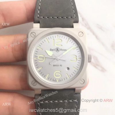 Swiss Replica Bell and Ross BR03-92 Green Arabic Watch Frosted Case watches