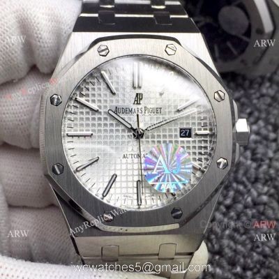 AAA Quality Audemars Piguet Royal Oak Stainless Steel Watches Silver Dial watches