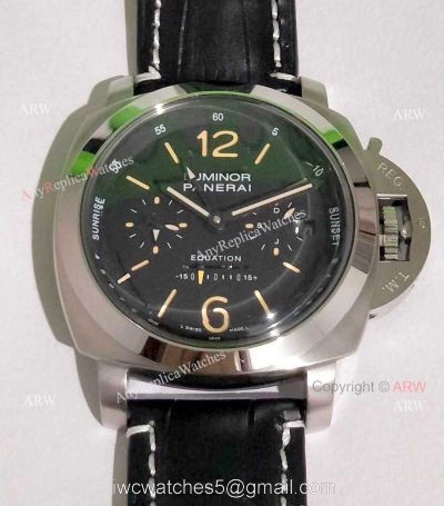 Copy AM365 Panerai Luminor Equation SS Orange Number Watch watches