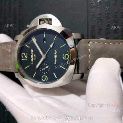 Copy Panerai LUMINOR GMT SS Green Markers Watch Pam320 watches