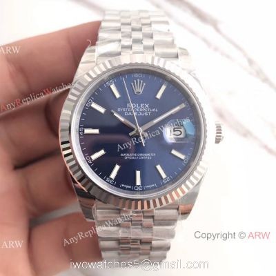 (EW) SWISS ETA3235 Rolex DateJust II Blue Dial Replica Watch 41mm watches