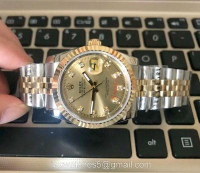 High Quality Rolex Datejust Two Tone Jubilee Band 36mm Watch watches