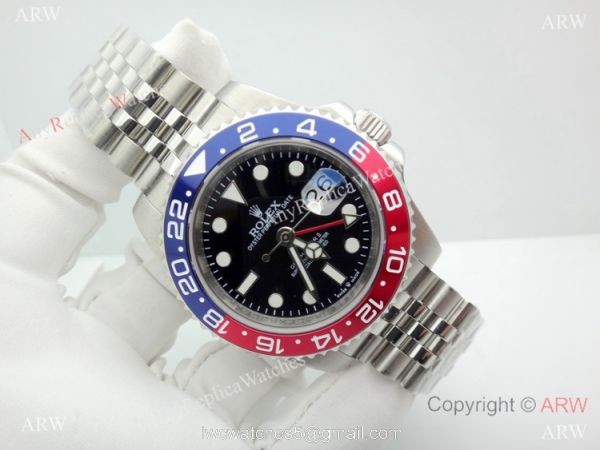 Rolex GMT-Master II Pepsi Bezel Jubilee Strap Replica Watch watches
