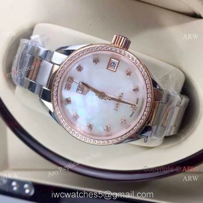 Copy Tag Heuer Link Lady Watch Two Tone Rose Gold watches