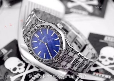 2019 Replica Audemars Piguet Royal Oak Limited Edition Watch 43mm Blue Dial watches