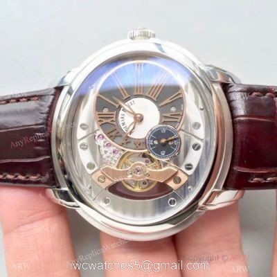Swiss Replica Audemars Piguet Royal Millenary Cal.4101 SS Skeleton Dial Watch watches