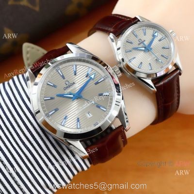 Copy Omega Seamaster Aqua Terra Co-Axial Lovers Watch Swiss Quality watches