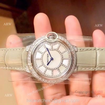 AAA Quality Cartier Ballon Bleu de 36mm Watch Diamond Case watches