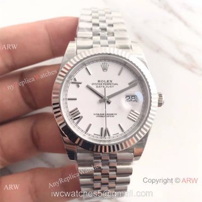 (EW) Rolex Datejust II Jubilee SS White Face Watch DJII 41mm ETA3255 watches