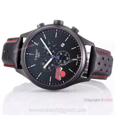 Copy Tissot NBA Teams Special New York Knicks Chronograph Black Watches watches