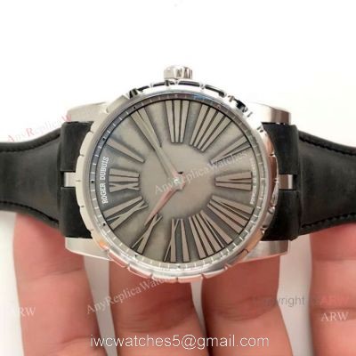 Swiss Replica Roger Dubuis Excalibur Swiss RD622 Watch SS Silver Dial watches