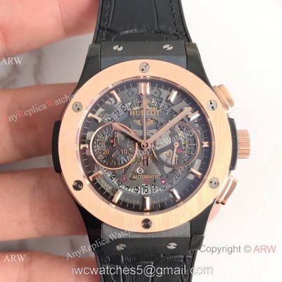 Swiss Copy Hublot Big Bang Classic Fusion Black Case Watch 7750 Valjoux watches
