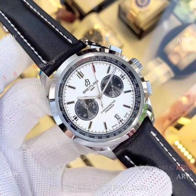 2020 New Copy Breitling Premier Chronograph White Dial Watches watches